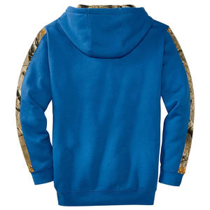 Sweat à capuche camouflage 3D personnalisé, style bomber, entièrement boutonné, universitaire, pour le service militaire, hiver, 100 % coton, sublimation thermique - Product Image 2