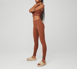Conjunto Deportivo de Yoga para Mujer, Tallas Grandes, Acanalado, Transpirable, con Logotipo Frontal, 2 Piezas - Product Image 2