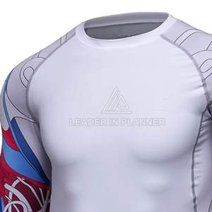 Venta Directa de Fábrica Camisetas de Compresión para Hombre Ligeras Tallas Grandes Camisetas de Compresión para Hombre en Venta - Product Image 4