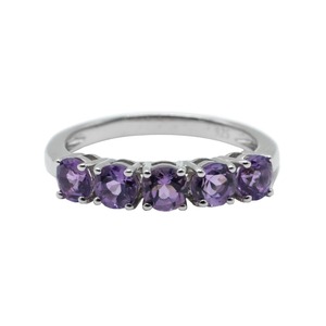 CELEBRATION GEMS JEWELLERY Bague de fiançailles de luxe en argent sterling 925 plaqué rhodium avec pierre précieuse rouge taille ovale et sertissage pavé - Product Image 1