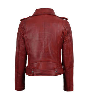 Chaqueta de Cuero para Mujer de Uso Diario, Diseño Elegante, Sensación Cómoda - Product Image 4