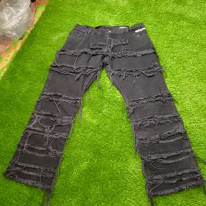 Pantalones Vaqueros de Negocios para Hombre, Otoño-Primavera, Casuales, Cómodos, Rectos, Elásticos, Clásicos, Suaves, Premium, Azules y Negros - Product Image 5