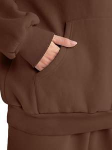 Custom Women Tracksuit Soft Performance Knit <b>Cropped</b> Jacket High Waist <b>Jogger</b> Set Fitness Casual Streetwear Wear - Product Image 3