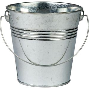 Nouvelle Tendance : Seau en Métal Durable de Style Moderne avec Poignée, Capacité Personnalisable, Idéal pour la Maison, le Jardin, les Mariages et les Fêtes, Jardinières Décoratives - Product Image 1