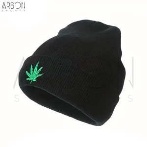 Nouveaux Bonnets Unisexe Décontractés à Broderie Feuille Tendance, Confortables, Dernier Cri, Design Personnalisé, Fournisseur de Qualité - Product Image 4