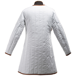 Handmade Medieval <b>White</b> Gambeson <b>Jacket</b> Thick Padded Cotton Aketon Coat Full Sleeve Comfortable Breathable Knight Cosplay Armor - Product Image 3