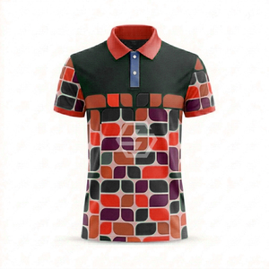 New Arrival Premium Men's 100% Polyester Polo <b>Shirt</b> Short Sleeve Turn-Down <b>Collar</b> <b>T</b>-<b>Shirt</b> with Embroidery Logo - Product Image 6