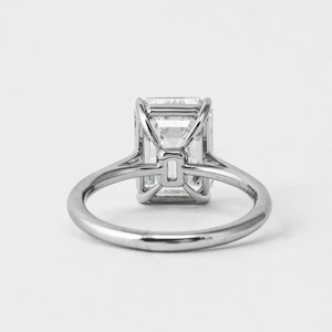 Anillo Solitario de Diamante Cultivado en Laboratorio de 4.00Ct, Corte Brillante, VS1, Oro Blanco de 14K, Certificado IGI, Joyería Fina Clásica para Compromiso o Boda - Product Image 4