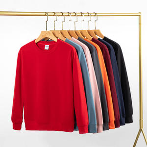 เสื้อสเวตเชิ้ตคอกลมผู้ชาย สีพื้น ผ้าฝ้ายออร์แกนิค 100% ถักแบบพูลโอเวอร์ ทรงปกติ ใส่สบายในฤดูหนาว แขนยาว พิมพ์ลายดิจิทัล - Product Image 1