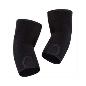 Manchon de compression noir en néoprène 5 mm pour le soutien des coudes, idéal pour la musculation, la force athlétique et la stabilité articulaire – Fournisseur d'équipement de gym - Product Image 1