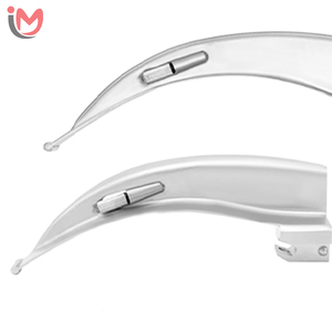 Laringoscopio de fibra óptica Macintosh + Laringoscopio de fibra óptica Integra para pediátricos y adultos, juego de 7 hojas + 2 hojas con mango OEM - Product Image 2