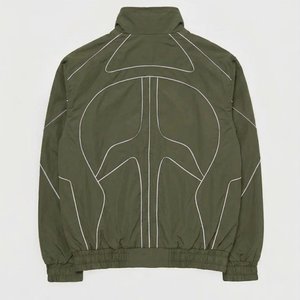 Conjunto Deportivo Urbano para Hombre, Chaqueta Cortavientos de Nailon Oversize con Logotipo Personalizado al por Mayor, Pantalones Holgados, Estilo Hip Hop - Product Image 3