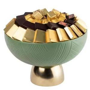 Bol à chocolat en métal finition polie, bol à bonbons en acier inoxydable pour fruits secs et en-cas - Product Image 3