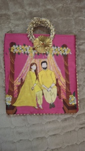 Bolsa de Regalo para Boda con Diseño de Mehendi, Bolsa de Regalo para Invitados con Asa, para Haldi, Sangeet, Nikkah, Dholki, Regalo de Bienvenida para Bodas - Product Image 5
