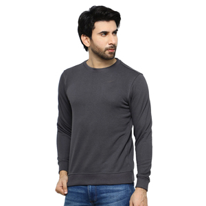 Sudadera Lisa Personalizada al por Mayor, Sudadera con Cuello Redondo 100% Algodón, Sudadera Oversize, Sudadera Básica para Hombre, Mezcla de Algodón - Product Image 5