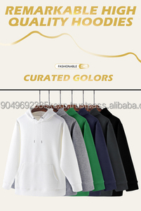 Sweat à capuche en polaire vierge Sweats à capuche surdimensionnés à boutons épais Sweat à capuche ample personnalisé lourd - Product Image 5