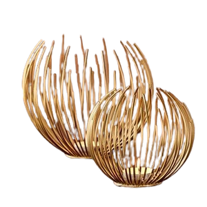 Objeto Decorativo Irregular de Latón, Hecho a Mano, Diseño Moderno, Pieza Única - Product Image 2