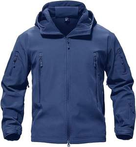 Chaqueta de moda para hombre, ligera, delgada, tipo parka, con cremallera. - Product Image 4