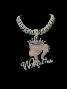 Joyería de Lujo Hip Hop para Hombre, Colgante Personalizado con Letra, Plata de Ley 925, con Moissanita VVS Certificada, Número, Nombre, Inicial, Logotipo - Product Image 4
