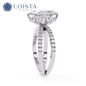 Bague de fiançailles personnalisée en diamant de laboratoire CVD VVS taille marquise, certifiée IGI, bijoux de mariage en diamant de laboratoire - Product Image 1