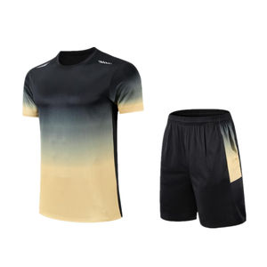 Uniforme de football pour étudiants, personnalisé pour hommes, sans manches, uni, à séchage rapide, respirant, en maille, pour l'entraînement - Product Image 6