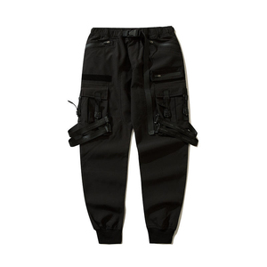 Pantalon cargo hip-hop pour homme, pantalon tactique multi-poches, taille élastique, coupe ample, streetwear d'hiver - Product Image 3