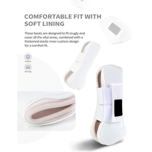 Botas de malla de alto rendimiento para caballos, protectores de patas duraderos y ligeros con comodidad transpirable y ajuste seguro con OEM - Product Image 2