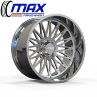 Jantes forgées concaves 24x14 26x14 28x16 8x6.5 8x165.1 pour Dodge Ram 2500 3500 et Chevrolet Silverado 2500 3500 – Jantes larges pour camion
