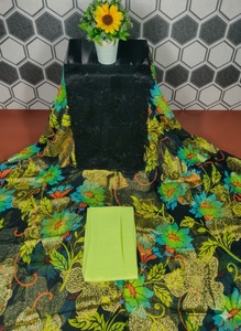 Nuevo y Lujoso Dirac Somalí Modesto con Diseño Floral en Tela de Chifón Transpirable para Eventos Especiales Somalíes - Product Image 3