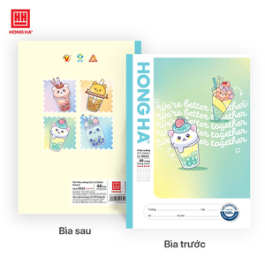 Cuaderno de Composición de Papel Magnético con Cuadrícula de 4 Cuadrados, 48 Páginas, Marca Hong Ha School - Product Image 2