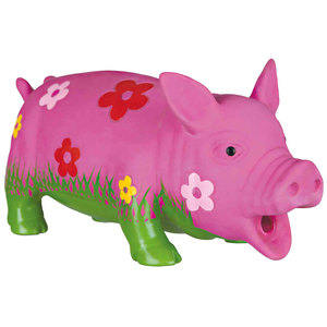 Juguete Interactivo de Látex con Sonido de Animal y Diseño Floral de 20 cm, Juguete para Mascotas con Movimiento - Product Image 1