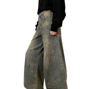 Pantalones Holgados de Tela Suave, Estilo Casual para Uso Diario, Cómodos - Product Image 6