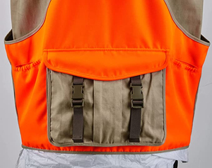 Gilet de chasse respirant et réglable en maille bicolore de haute qualité avec plusieurs poches pour les sports de plein air - Product Image 4