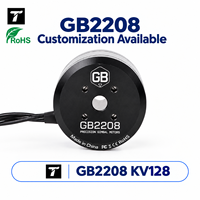 Moteur de cardan T-MOTOR GB2208 KV128 3-4S sans balais pour système de cardan de drone UAV