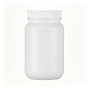 <b>200ML</b> 400ML WHITE HDPE PLASTIC ROUND JAR - Product Image 2