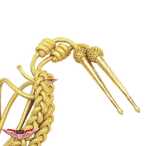 Blue <b>Braided</b> Parade Aiguillette Uniform Shoulder Aiguillette Gold <b>Braided</b> Aiguillette Uniform <b>Accessory</b> - Product Image 5