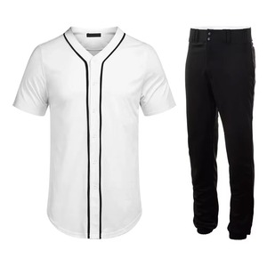 รับผลิตเสื้อเบสบอลคุณภาพสูง 100% โพลีเอสเตอร์ ออกแบบตามสั่ง ขายส่ง OEM สีและโลโก้แบรนด์ของคุณเอง สำหรับผู้ใหญ่ แขนสั้น แห้งเร็ว - Product Image 1