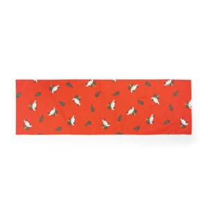 Runner da Tavola Excelsa in Cotone 140x45 Cm Rosso con Design Natalizio - Product Image 2