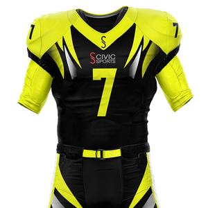 Football américain Uniforme de football américain à impression par sublimation personnalisé pour les jeunes Uniforme de football américain à sublimation personnalisée - Product Image 5