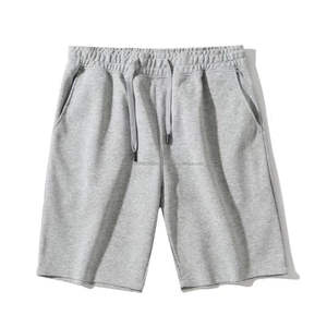 กางเกงขาสั้นผ้าฝ้ายจีนดีไซน์แบบหลวมห้าจุดสำหรับใส่เล่นกีฬาสันทนาการ300กรัมออกแบบโลโก้ได้ตามต้องการ - Product Image 3