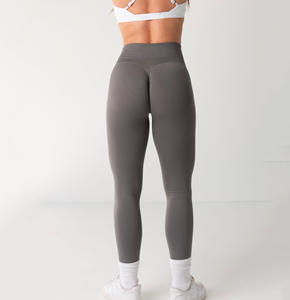 Leggings de Yoga para Mujer, Diseño Personalizado, Spandex/Poliéster, Elásticos en 4 Direcciones, Antibacterianos, con Cordón Ajustable, Largos - Product Image 3