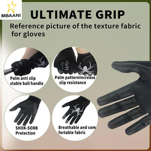 Gant de frappeur de baseball pour jeunes, paume à adhérence améliorée avec absorption des chocs, gant de softball respirant et confortable pour les fans de sport - Product Image 4