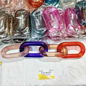 งานศิลปะเรซิ่นอีพ็อกซี่แบบกำหนดเอง รูปทรงโซ่แขวนผนังอเนกประสงค์ สำหรับงาน DIY ตกแต่งห้องแบบส่วนตัว ฉากกั้นห้องรูปนางฟ้า - Product Image 3