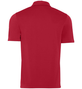 เสื้อโปโลชายสีแดง แขนสั้น ทรงปกติ ผ้าถัก โพลีเอสเตอร์ 100% แห้งเร็ว สีพื้น สไตล์ลำลอง - Product Image 2