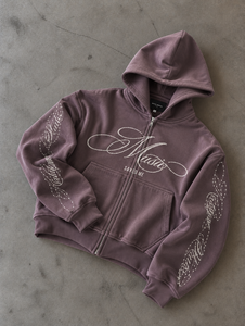 Sweat à capuche épais personnalisé avec motif sur les manches, style streetwear, pour hommes, fabrication OEM, marque privée, vente en gros - Product Image 1