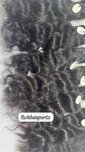 Extensiones de Cabello Natural Indio Remy de 18 Pulgadas, Ondulado y Rizado, con Puntas Gruesas - Product Image 2