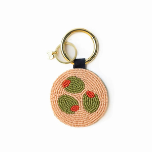 Handmade Lemon Beaded Keychain Cute Fruit Bead Embroidered <b>Key</b> <b>Ring</b> <b>Bag</b> Charm Aesthetic Purse Accessory Gift for Women Girls - Product Image 6