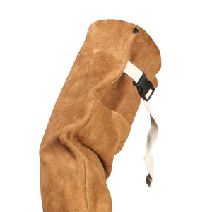 Manches de soudeur jetables en cuir de qualité supérieure, résistantes aux coupures et à la chaleur, pour une protection optimale - Product Image 2