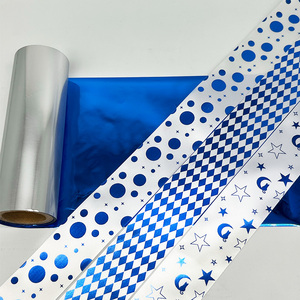 Cinta de Resina de Transferencia Térmica Azul Metálico Brillante de Tamaño Personalizado con Logotipo DIY, Compatible con Impresora de Etiquetas, para Festivales de Lujo, 110*300 - Product Image 2