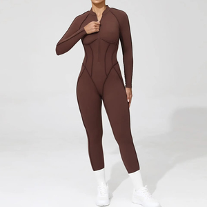 Conjunto Deportivo de 2 Piezas para Mujer, Pantalones de Yoga a Cuadros de Cintura Media y Chaleco, para Verano, Correr al Aire Libre, Gimnasio, Secado Rápido, Transpirable y Ligero - Product Image 3